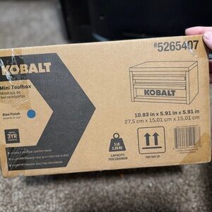 Kobalt Blue Mini Toolbox